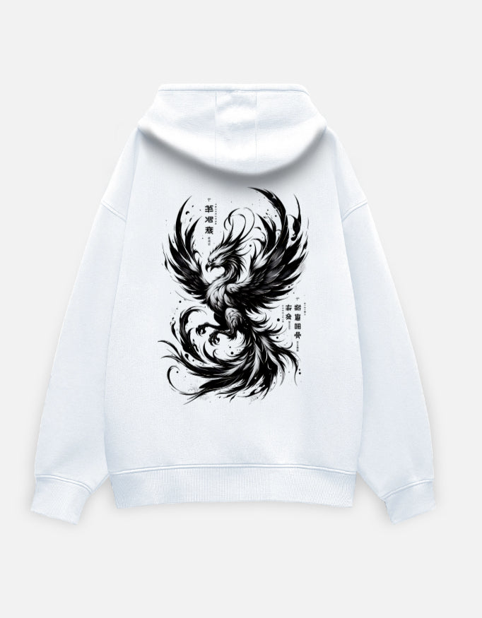 Black Pheonix Unisex Oversized Hoodie P4
