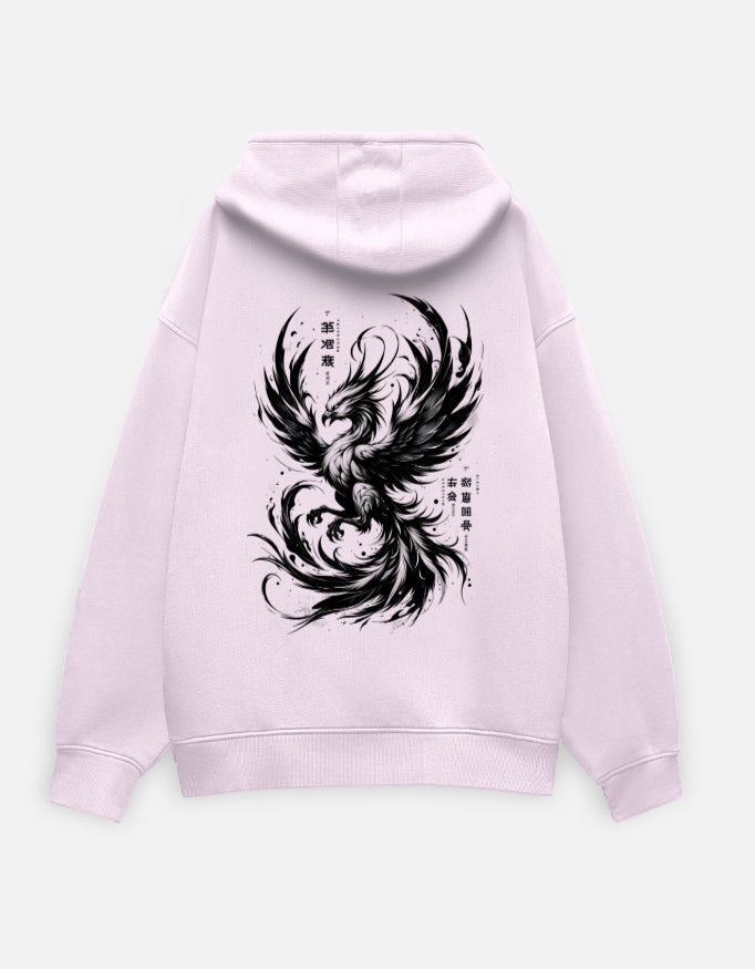 Black Pheonix Unisex Oversized Hoodie P4