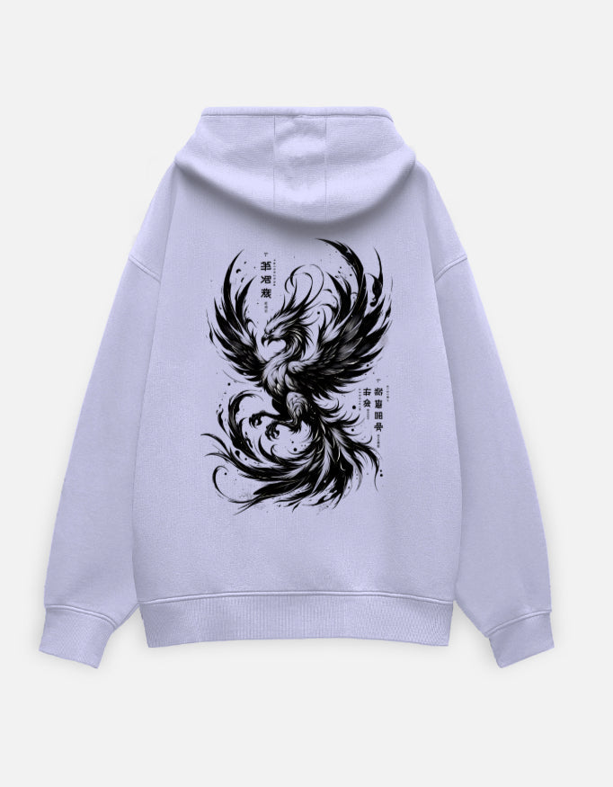 Black Pheonix Unisex Oversized Hoodie P4
