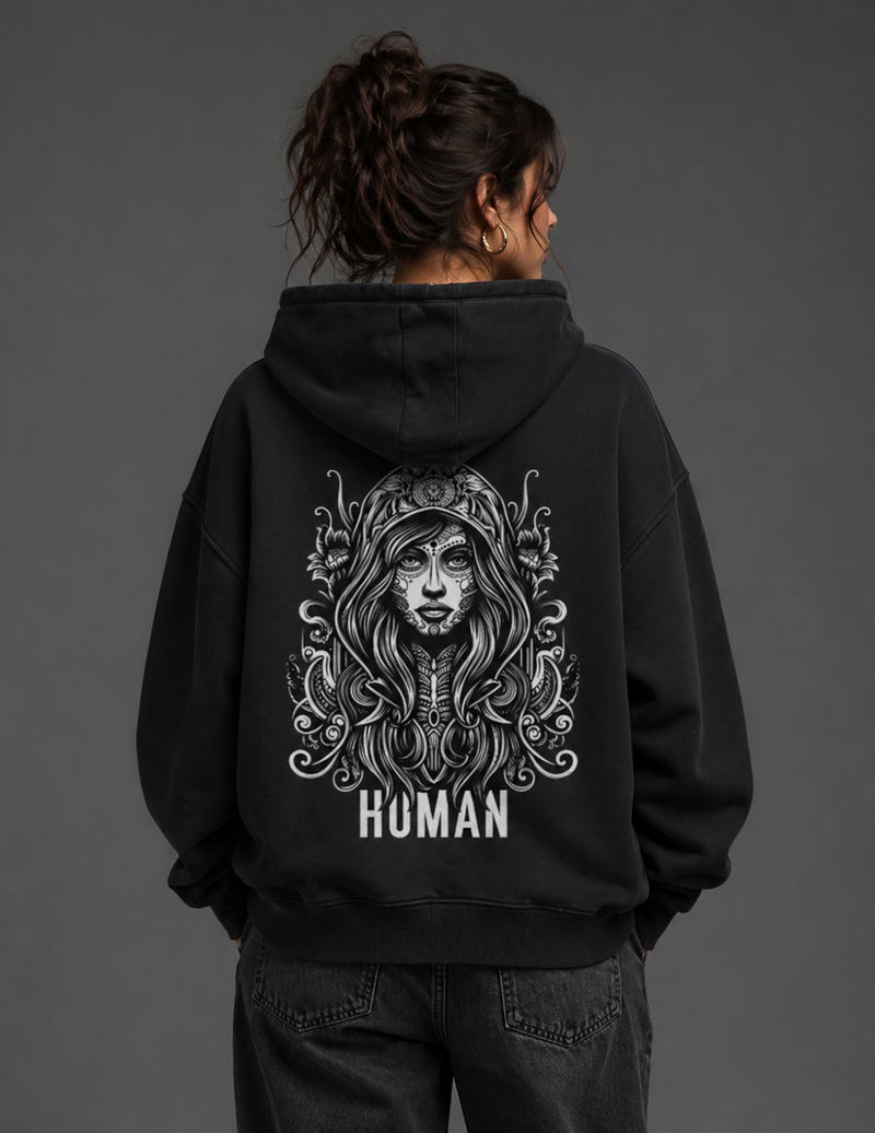 Almost Human Unisex Oversized Hoodie RA16