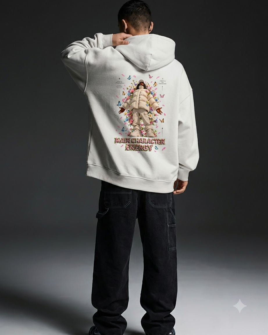 Main character energy Unisex Oversized Hoodie