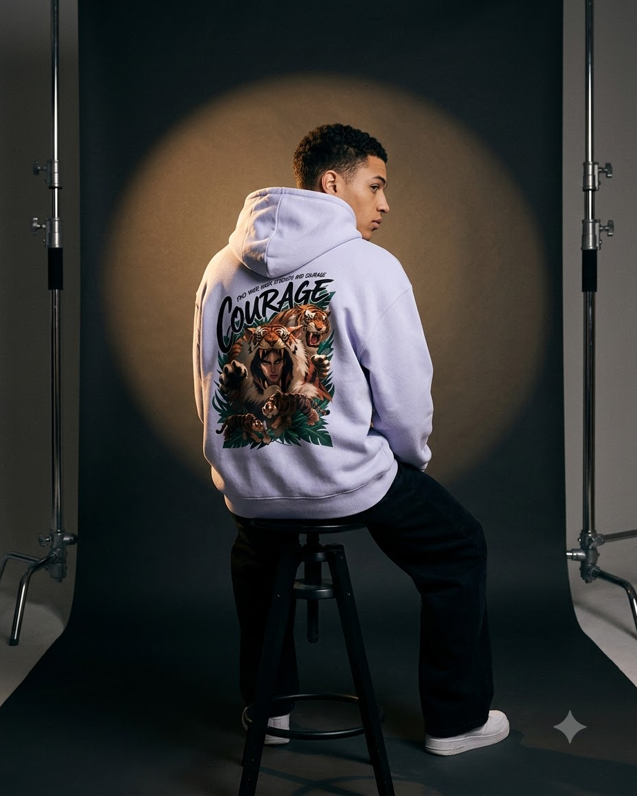 Courage Unisex Oversized Hoodie