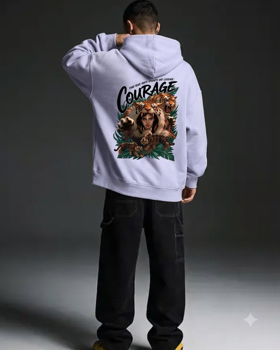 Courage Unisex Oversized Hoodie