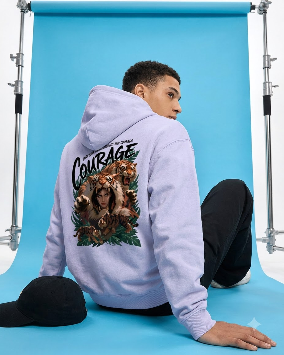 Courage Unisex Oversized Hoodie
