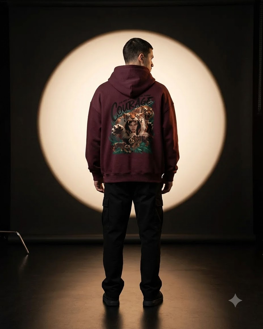 Courage Unisex Oversized Hoodie