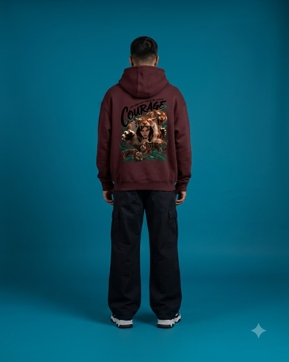 Courage Unisex Oversized Hoodie