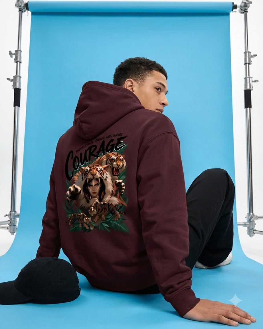 Courage Unisex Oversized Hoodie